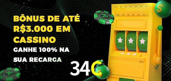 34C melhor bônus de depósito